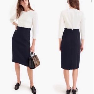 J.Crew Combo Work Dress